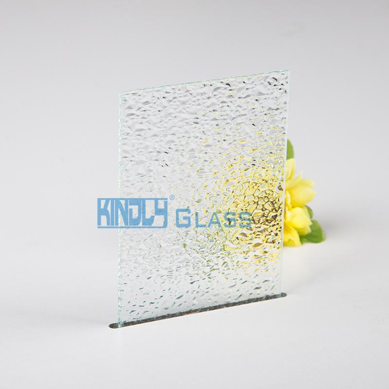 Vidrio impreso diamante transparente 